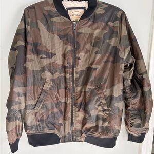 Ci Sono Camouflage Bomber Jacket